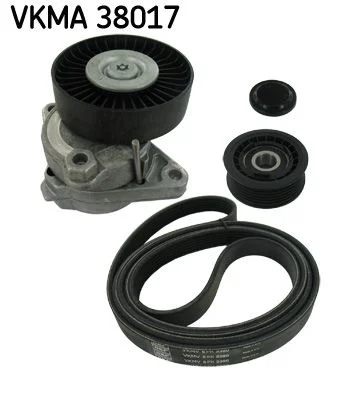 V formos rumbuotas diržas, komplektas SKF VKMA 38017