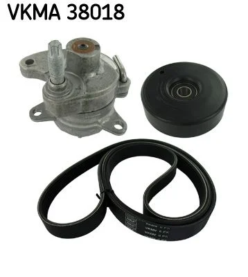 V formos rumbuotas diržas, komplektas SKF VKMA 38018