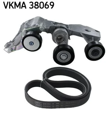 V formos rumbuotas diržas, komplektas SKF VKMA 38069
