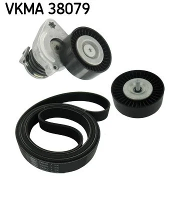 V formos rumbuotas diržas, komplektas SKF VKMA 38079