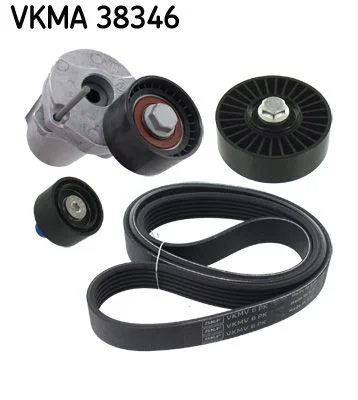 V formos rumbuotas diržas, komplektas SKF VKMA38346