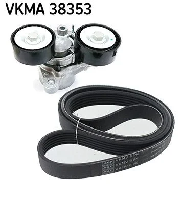 V formos rumbuotas diržas, komplektas SKF VKMA 38353