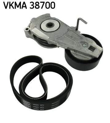 V formos rumbuotas diržas, komplektas SKF VKMA 38700