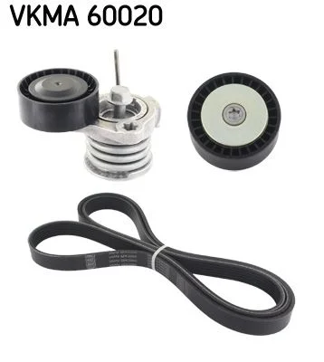 V formos rumbuotas diržas, komplektas SKF VKMA 60020