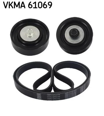 V formos rumbuotas diržas, komplektas SKF VKMA61069