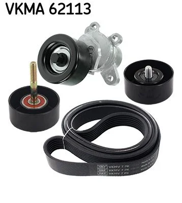 V formos rumbuotas diržas, komplektas SKF VKMA 62113