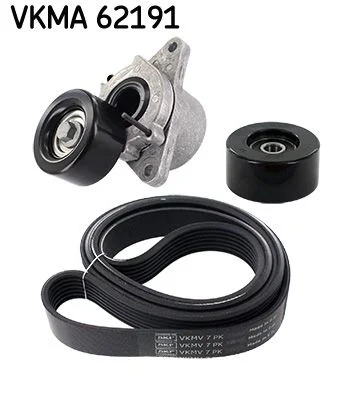 V formos rumbuotas diržas, komplektas SKF VKMA 62191
