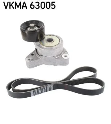V formos rumbuotas diržas, komplektas SKF VKMA 63005