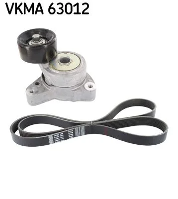 V formos rumbuotas diržas, komplektas SKF VKMA 63012