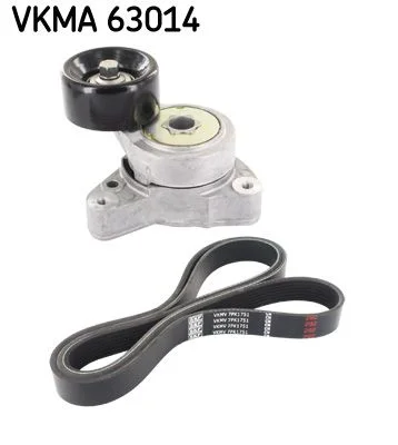 V formos rumbuotas diržas, komplektas SKF VKMA 63014