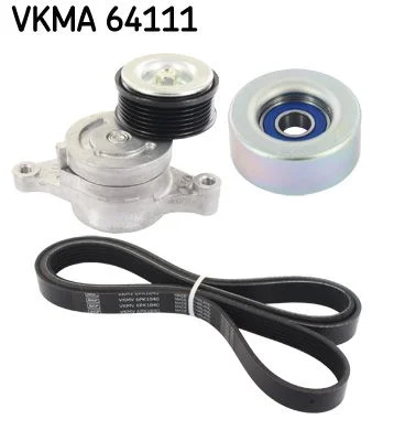 V formos rumbuotas diržas, komplektas SKF VKMA 64111