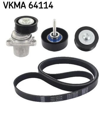 V formos rumbuotas diržas, komplektas SKF VKMA 64114