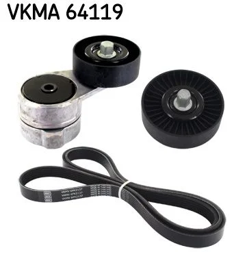V formos rumbuotas diržas, komplektas SKF VKMA 64119