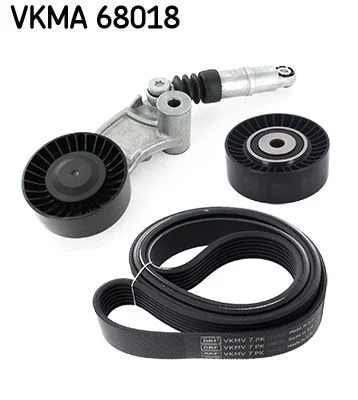 V formos rumbuotas diržas, komplektas SKF VKMA 68018