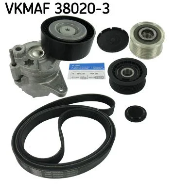 V-ribbed Belt Set SKF VKMAF 38020-3
