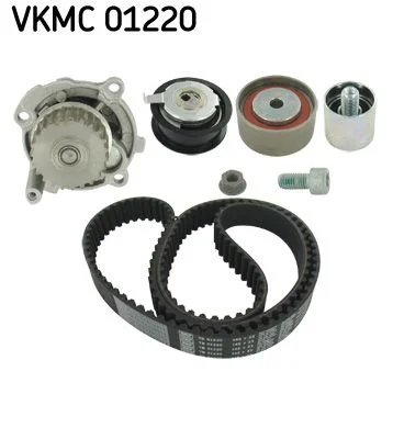 Vandens siurblio ir paskirstymo diržo komplektas SKF VKMC 01220