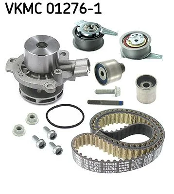 Vandens siurblio ir paskirstymo diržo komplektas SKF VKMC 01276-1