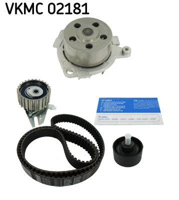 Vandens siurblio ir paskirstymo diržo komplektas SKF VKMC 02181