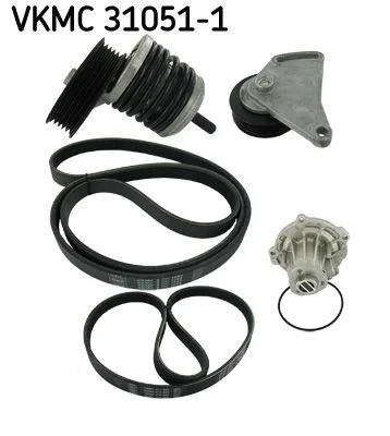 Vodná pumpa + súprava klinového remeňa SKF VKMC31051-1