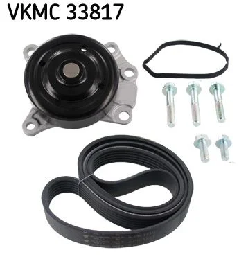 Vodná pumpa + súprava klinového remeňa SKF VKMC33817