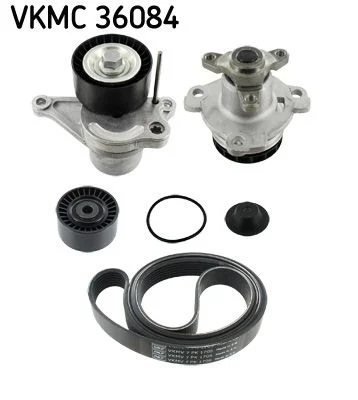 Vodná pumpa + súprava klinového remeňa SKF VKMC36084