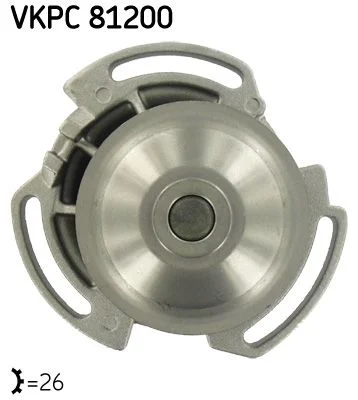 Vodné čerpadlo, chladenie motora SKF VKPC 81200
