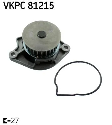 Vodné čerpadlo, chladenie motora SKF VKPC 81215