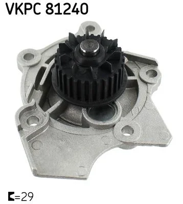 Water Pump, engine cooling SKF VKPC 81240