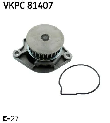 Vodné čerpadlo, chladenie motora SKF VKPC 81407