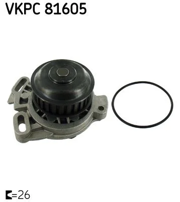 Water Pump, engine cooling SKF VKPC 81605