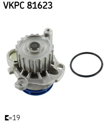 Vodné čerpadlo, chladenie motora SKF VKPC 81623