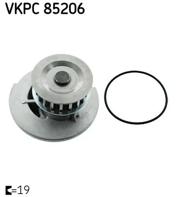 Vodné čerpadlo, chladenie motora SKF VKPC 85206