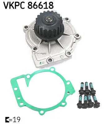 Vodné čerpadlo, chladenie motora SKF VKPC 86618