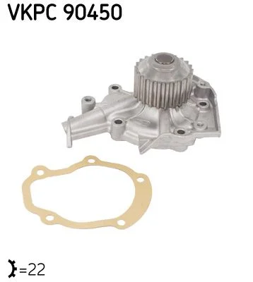 Vodné čerpadlo, chladenie motora SKF VKPC 90450
