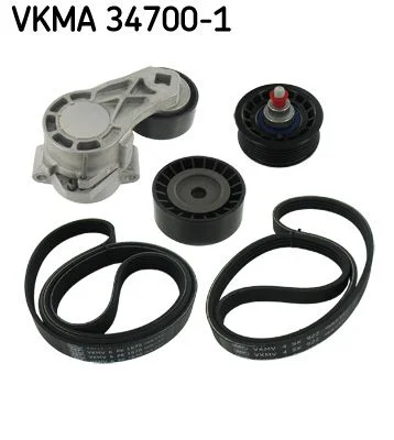 V formos rumbuotas diržas, komplektas SKF VKMA 34700-1