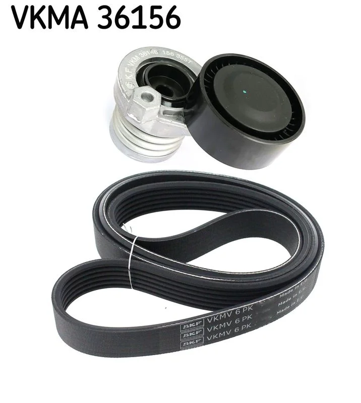 V formos rumbuotas diržas, komplektas SKF VKMA 36156