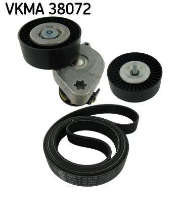 V formos rumbuotas diržas, komplektas SKF VKMA 38072