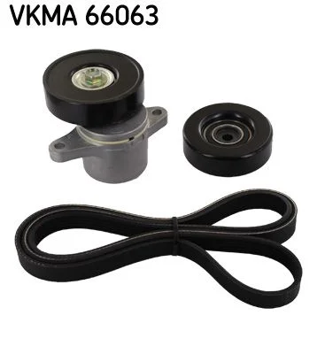 V formos rumbuotas diržas, komplektas SKF VKMA 66063