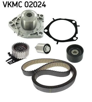 Vandens siurblio ir paskirstymo diržo komplektas SKF VKMC 02024