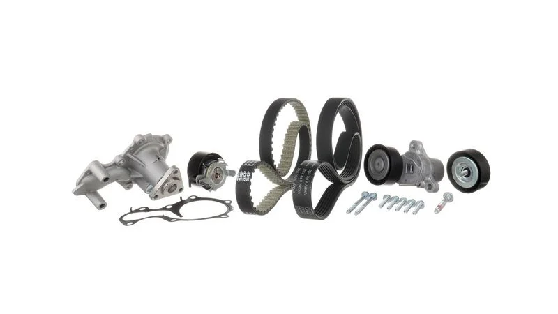 Bandens siurblys + dantytojo / trapec. rumbuoto diržo kompl. SKF VKMC 14002