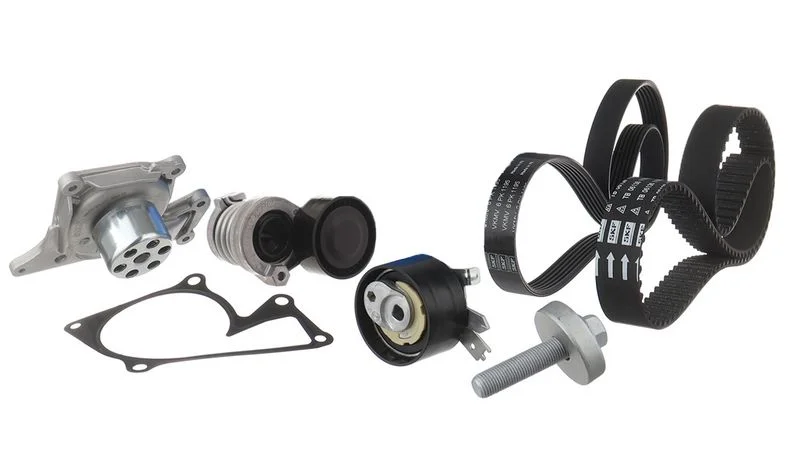 Bandens siurblys + dantytojo / trapec. rumbuoto diržo kompl. SKF VKMC 16001