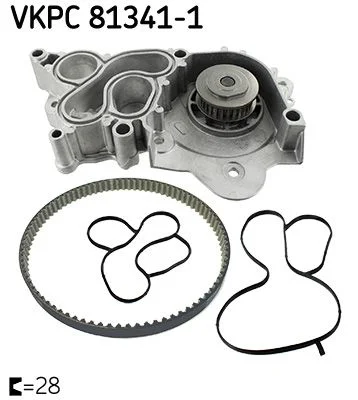 Vandens siurblys, variklio aušinimas SKF VKPC 81341-1
