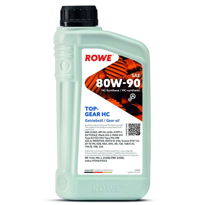 Transmission Oil HIGHTEC TOPGEAR SAE 80W-90 HC ROWE 25000-0010-99