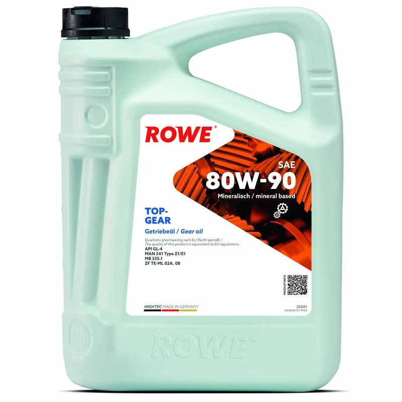 Transmission Oil HIGHTEC TOPGEAR SAE 80W-90 ROWE 25001-0050-99