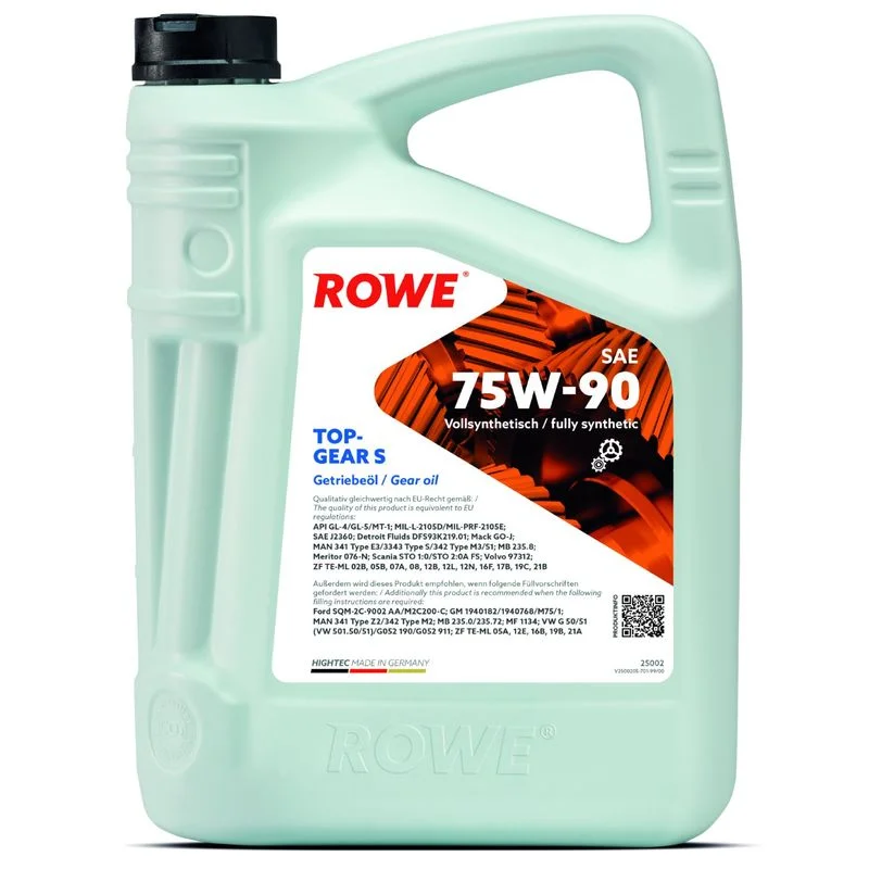 Transmission Oil HIGHTEC TOPGEAR SAE 75W-90 S ROWE 25002-0050-99
