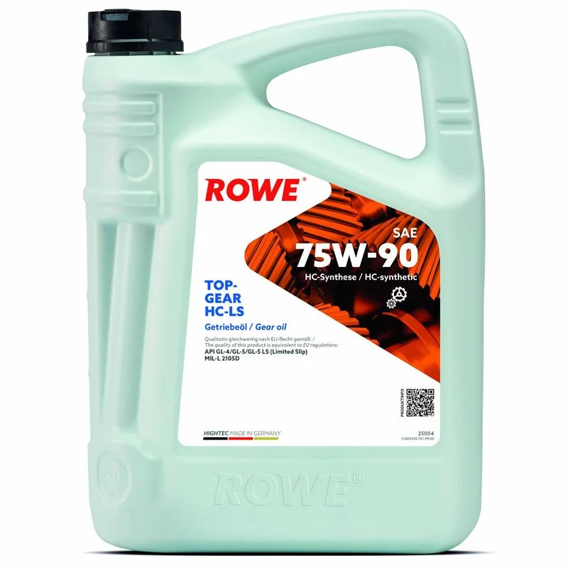 Transmission Oil HIGHTEC TOPGEAR SAE 75W-90 HC-LS ROWE 25004-0050-99
