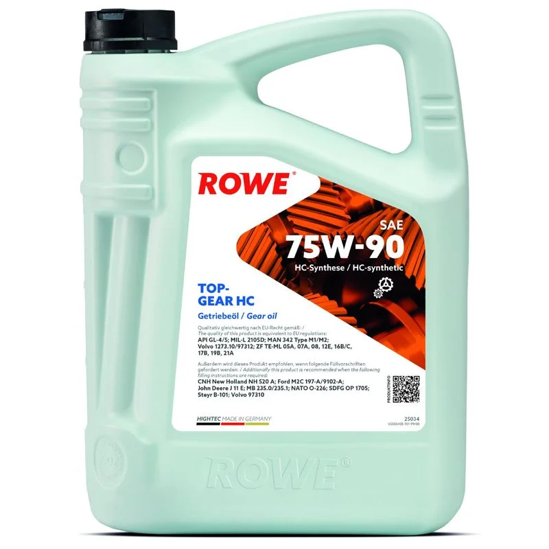 Transmission Oil HIGHTEC TOPGEAR SAE 75W-90 HC ROWE 25034-0050-99