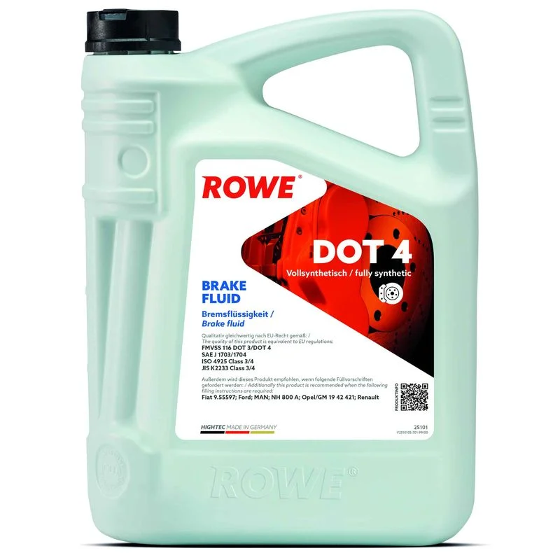 Brzdová kvapalina HIGHTEC BRAKE FLUID DOT 4 ROWE 25101-0050-99