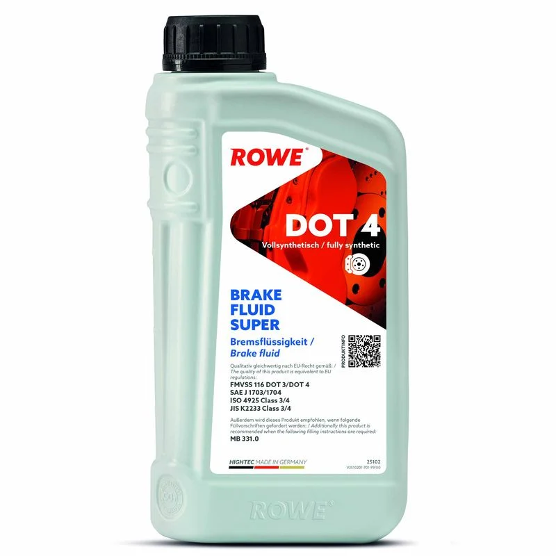 Brzdová kvapalina HIGHTEC BRAKE FLUID SUPER DOT 4 ROWE 25102-0010-99