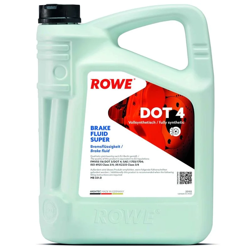Brzdová kvapalina HIGHTEC BRAKE FLUID SUPER DOT 4 ROWE 25102-0050-99